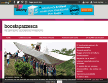 Tablet Screenshot of boostapazzesca.com